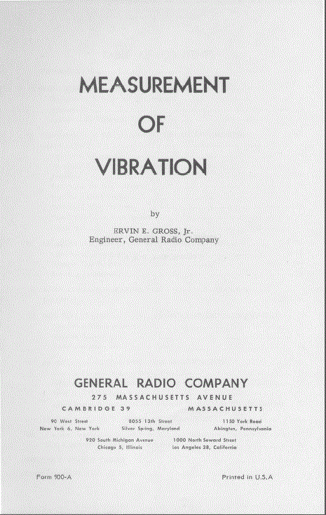 Vibration.pdf GenRad Ölçümü